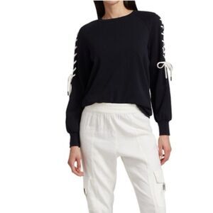 Alice and Olivia
Charlotte Lace Up Sweatshirt Size S